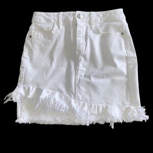 SAM EDELMAN WHITE DENIM SKIRT